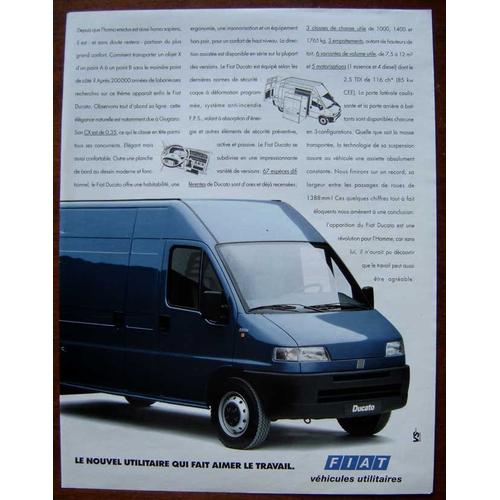 Publicit Papier - Utilitaire Fiat Ducato De 1994