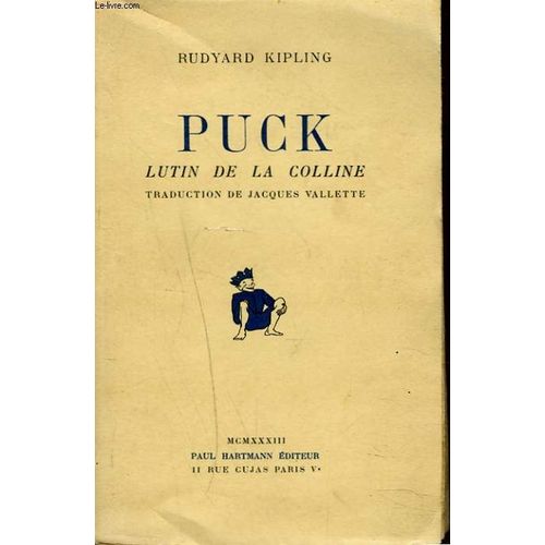 Puck. Le Lutin De La Colline de Rudyard Kipling