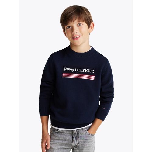 Pull 1985 Collection  Monotype Hilfiger Monotype 1985 Reg Sweater/Dark Blue - 86 Cm
