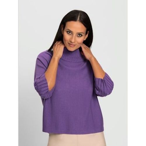 Pull  Col Montant 50% Viscose - Rick Cardona - Lilas