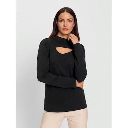 Pull  Col Montant Dcoupe Raffine  L'encolure - Ashley Brooke - Noir