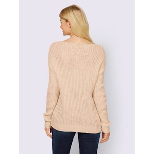 Pull  Encolure En V Encolure En V Flatteuse - Linea Tesini - Couleur Ivoire