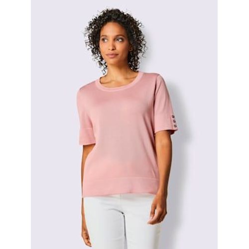 Pull  Manches Courtes Qualit Coton Doux Sur La Peau - Creation L Premium - Quartz Rose