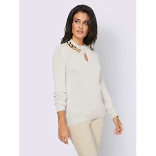 Pull  Manches Longues 10% Soie - Creation L - cru