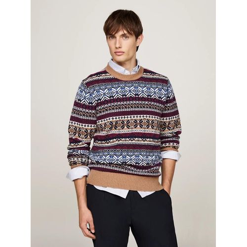 Pull  Motif Fair Isle En Laine Majoritaire Gifting Wool Blend Fairisle C Nk/Safari Canvas / Multi - Xs