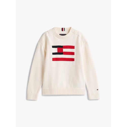 Pull Adaptive  Drapeau Adp Flag Sweater/Ivory Petal - 104 Cm