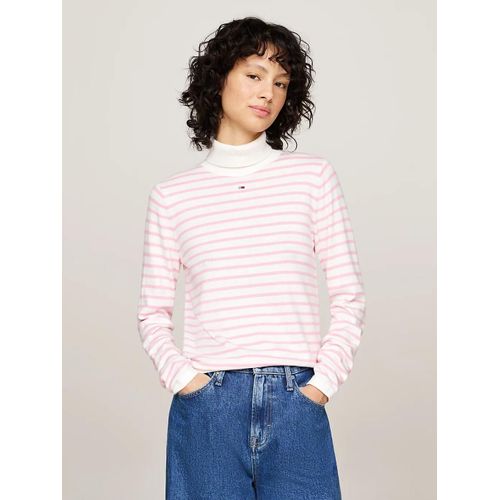Pull Ajust  Col Roul Tjw Essential Trtlnk Sweater Ext/Ballet Pink / Stripe - 4xl