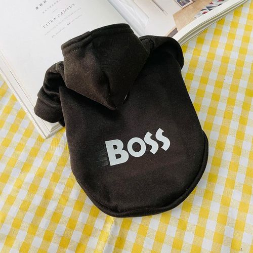 Pull Avec Ulde Traction Et Boucle Pour Animal De Compagnie,Vtements En Soie De Lait Et Velours Avec Chapeau,Pull De Style Amricain,Automne Et Hiver - Type Black-Xs(0.5-1.5kg)