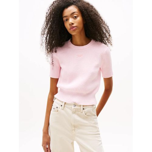 Pull Ctel  Manches Courtes Tjw Reg Short Sleeve Sweater/Precious Pink - M