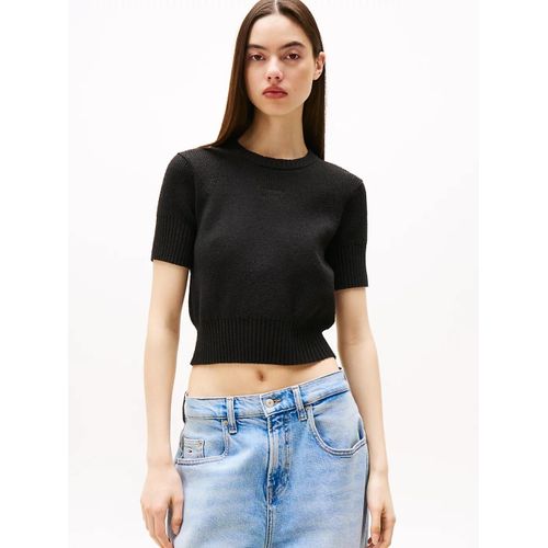 Pull Ctel  Manches Courtes Tjw Reg Short Sleeve Sweater/Black - Xxs