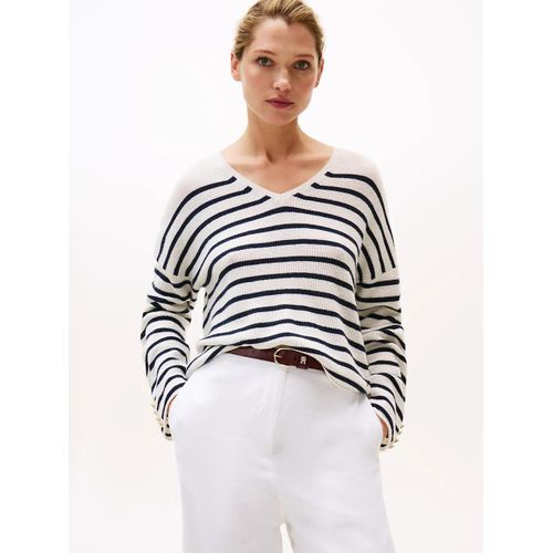 Pull Court Dcontract En Laine Majoritaire Gold Button V-Nk Ls Swt/Multi - Xl