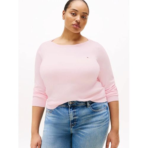 Pull Curve En Maille Fine De Jersey Crv Co Jersey Stitch Ls B-Nk Swt/Light Pink - 54