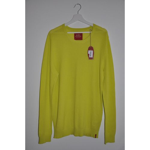 Pull Extra Large Jaune Moutarde - Edc By Esprit - T. 2xl - Neuf