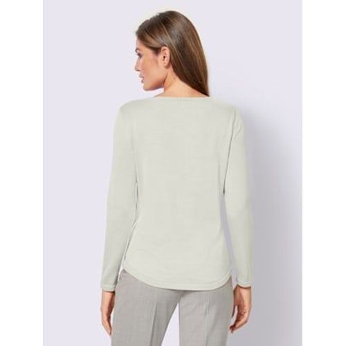Pull Femme Basique lgant En Coton Pima - - Blanc Cass