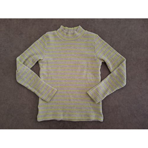 Pull Fin Cotel Ray cru/Jaune Fluo H&m - 6/8 Ans