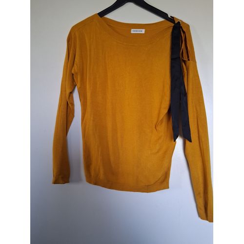 Pull Fin Dnud Moutarde "t-Xs" Cachecache Femme