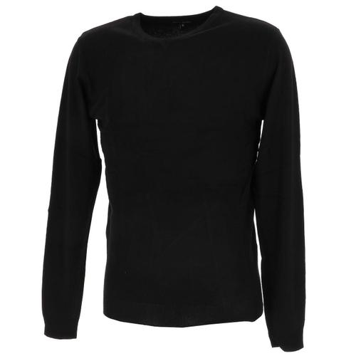 Pull Fin Paname Brothers Paname 02 Black Pull Noir