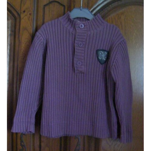 Pull Mauve Vertbaudet - Taille 8 Ans