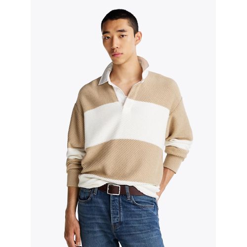 Pull Rugby Avec Du Cachemire Knitted Striped Rugby/Multi - Xl