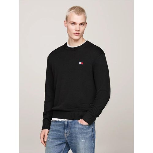 Pull Tommy Badge Avec Laine Tjm Reg Badge Sweater/Black - Xxl