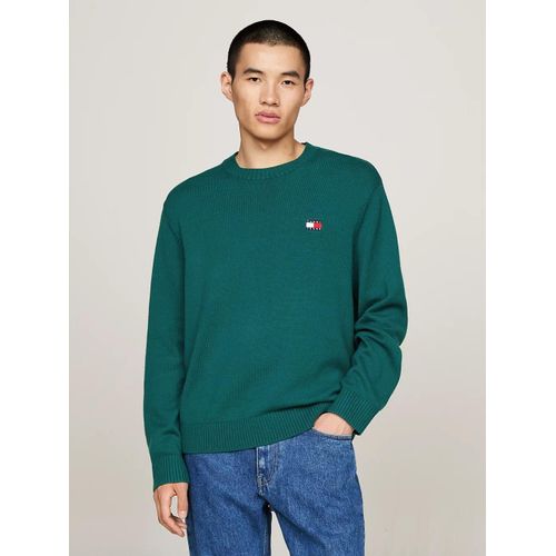 Pull Tommy Badge Avec Laine Tjm Reg Badge Sweater/Deep Seawater - S