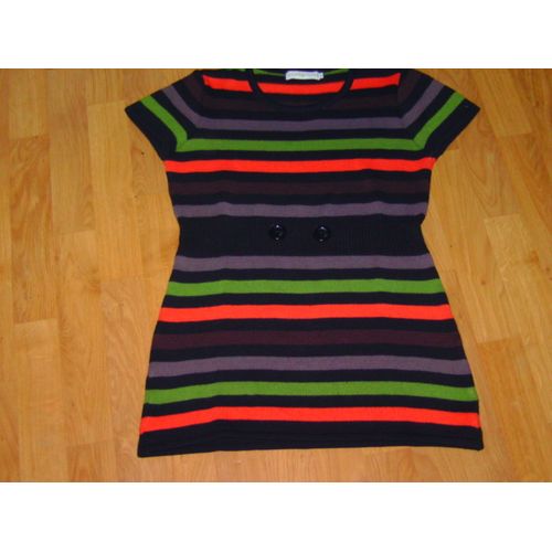 Pull Tunique Cache-Cache Ray Multicolore