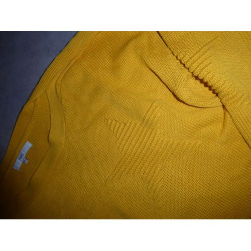 Pull Tunique Jaune Moutarde 