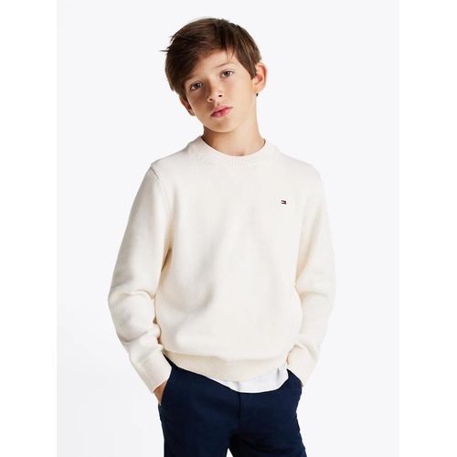 Pull Varsity Avec Renforts De Coudes 85 Elbow Patch Reg Sweater/Beige - 110 Cm