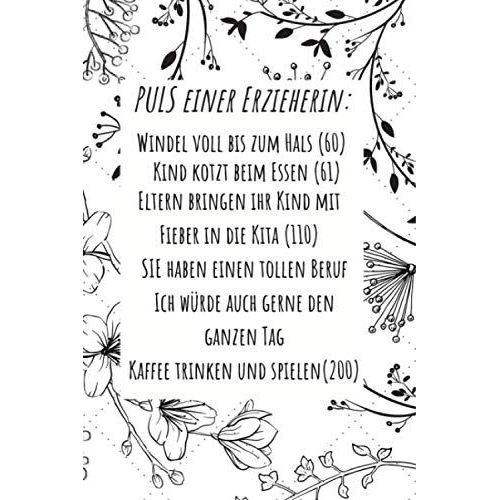 Puls Einer Erzieherin..: Tageskalender 2021: Terminplaner Wochenplaner Kalender 2021 Buchkalender Jan Bis Dez - Erzieherinnen & Kinder Sprueche - ... Im Ueberblick. Auch Als Schoene Geschenkidee   de Creations, Happy Glad  Format Broch 
