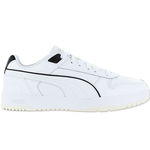Puma Rebound Rbd Game Low - Hommes Baskets Sneakers Chaussures Cuir Blanc 386373-01 - 42 1/2