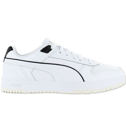 Puma Rebound Rbd Game Low - Hommes Baskets Sneakers Chaussures Cuir Blanc 386373-01 - 46