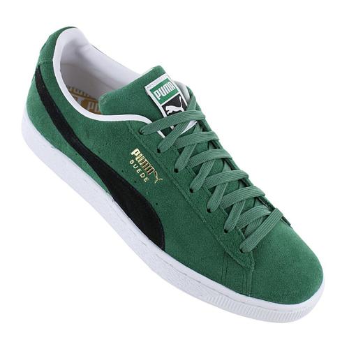 Puma Suede Classic Xxi - Hommes Baskets Sneakers Chaussures Cuir Vert 374915-67 - 42
