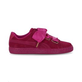 Puma rouge suede femme on sale