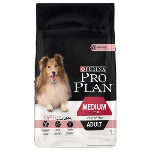 Purina Pro Plan Dog Medium Adult Sensitive Skin Avec Optiderma - 7 Kg - Croquettes Pour Chien Adulte
