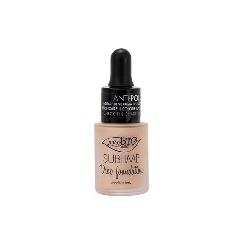Purobio - Drop Foundation Fond De Teint Ultra Fluide -Filtre Antipollution - Spf 10 Teinte Froide Ou Neutre 00 - 15ml 19 G