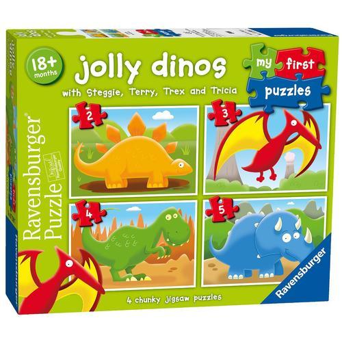 Puzzle 2 Pices 4 Puzzles - Jolly Dinos