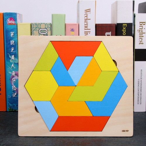 Puzzle 3d En Bois Pour Enfants, Jouet ducatif, Color Et Gomtrique, Circulation Des Animaux, Cognitif, Pour Tout-Petits