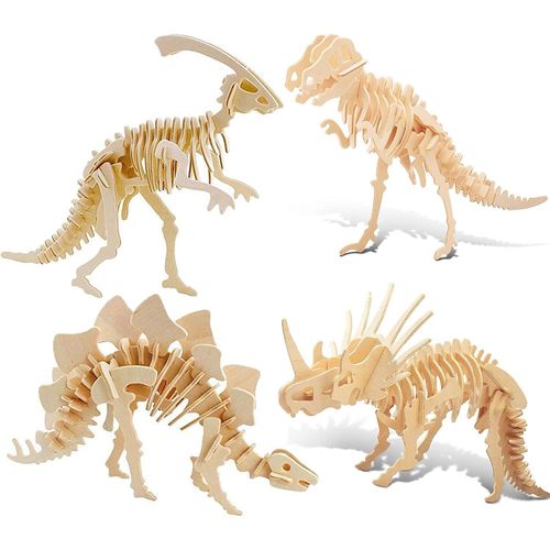 Puzzle 3d,Puzzle En Bois,Puzzle 3d En Bois,Puzzle 3d Dinosaure,Puzzles 3d Pour Adultes Ou Enfants,Modle Dinosaure Diy 3d,Jouets Parfaits Pour Les Enfants