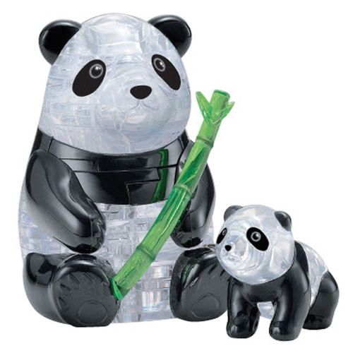 Puzzle 51 Pices 3d Crystal Puzzle - Pandas