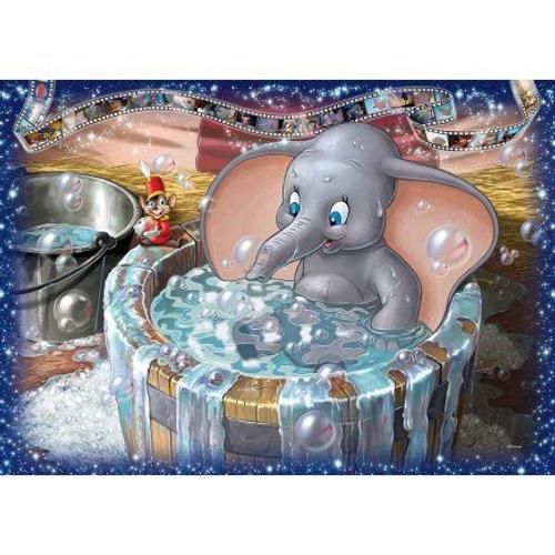 Puzzle Adulte Dumbo L Elephant Prend Son Bain Avec Souris Timothee - 1000 Pieces