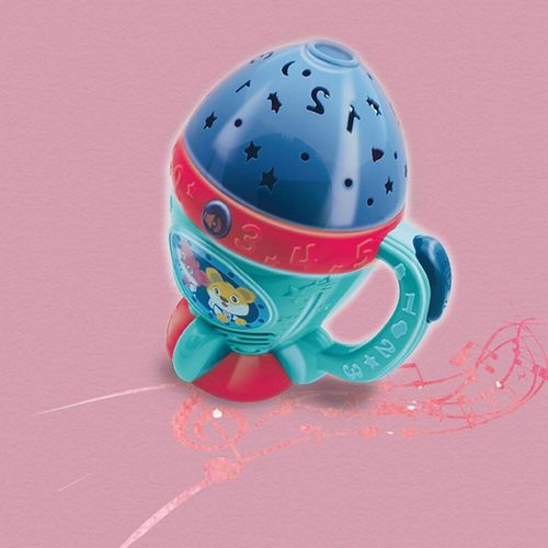 Puzzle De Projection De Lumire toile Pour Enfants, Jouet De Veilleuse, Projecteur D'toiles En Forme De Fuse, Lampe Torche Musicale Apaisante Pour Bb