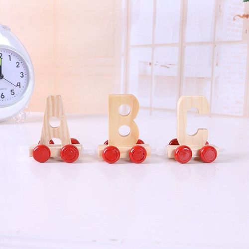 Puzzle De Train De L'alphabet Pour Enfants, Jouets De Sol En Bois, Jeu D'orthographe, Formation  L'assemblage Pour Bbs, Planche R5f1