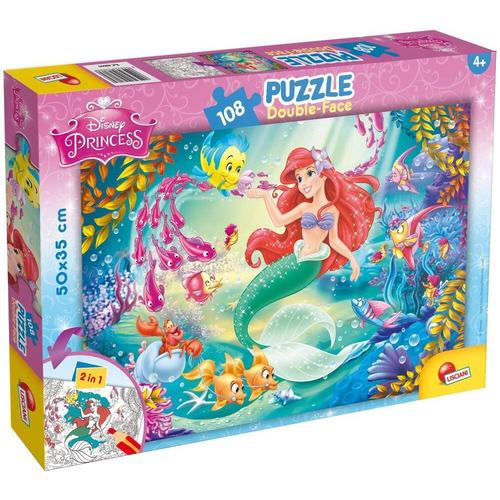 Puzzle Double Face 108 Pieces - The Little Mermaid