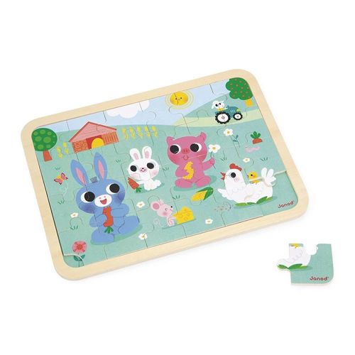 Puzzle En Bois A La Ferme 24 Pices
