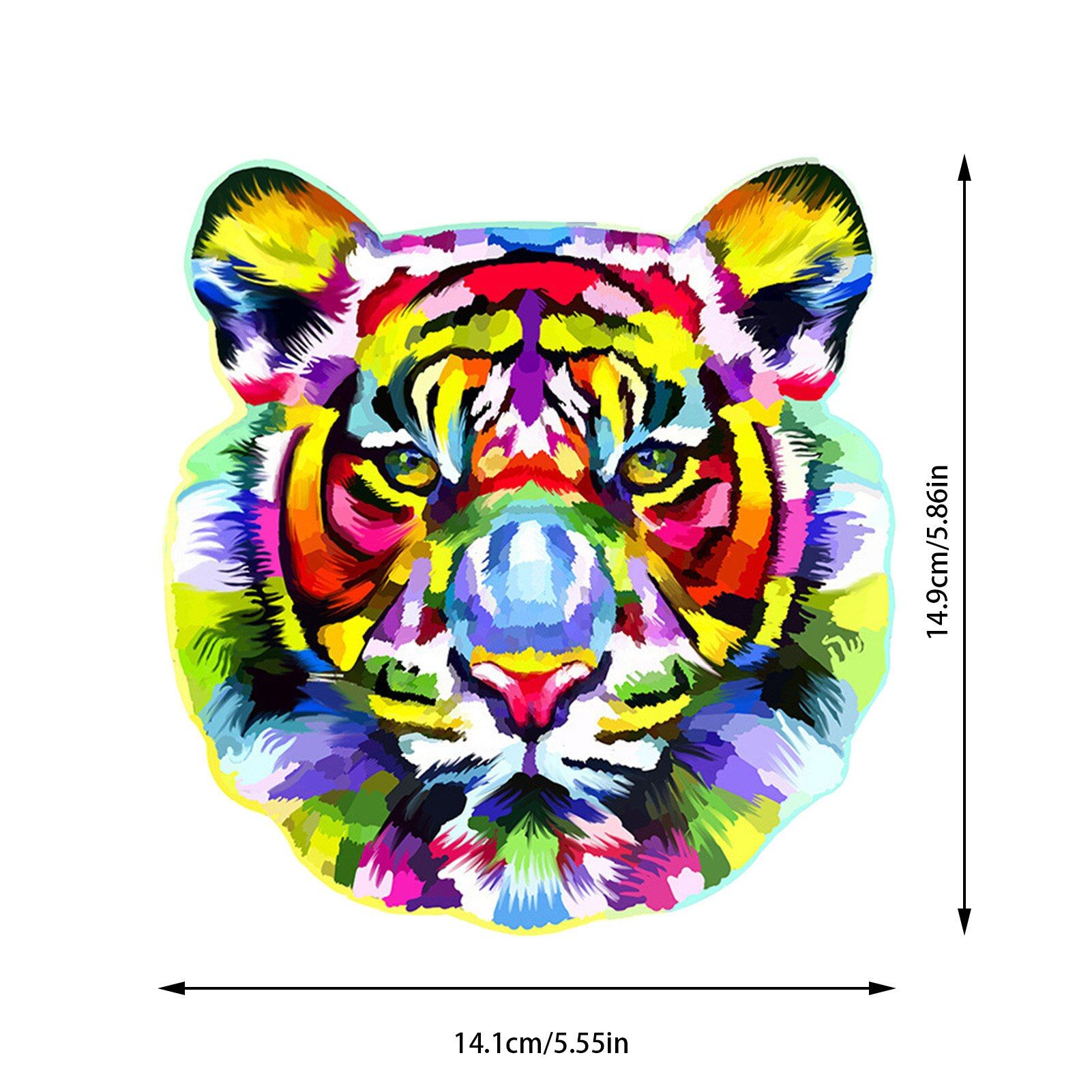 Puzzle En Bois En Forme Unique De Tigre, Jouets Pour Enfants Et Adultes, Puzzle En Forme D'Animal Mystrieux, Jouets D'Assemblage, Cadeaux