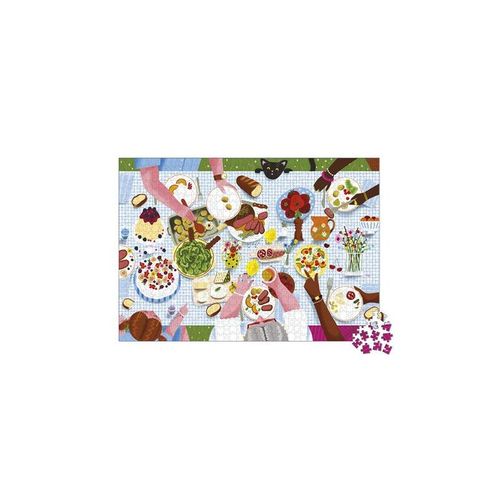 Puzzle En Carton Janod Repas De Famille 1000 Pices