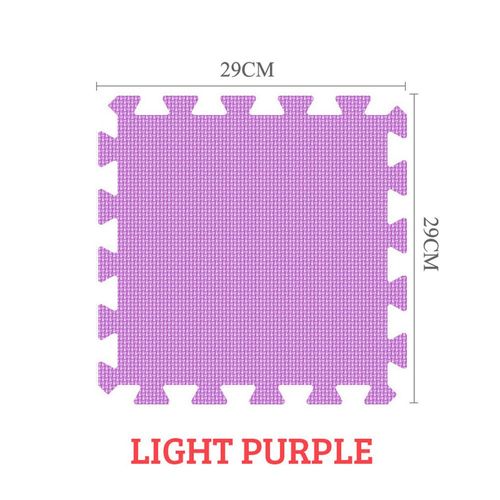 Puzzle En Oligfoam Pour Bb,Carreaux D'exercice Embotables Noirs Et Blancs,Tapis De Sol Et Lea Pour Enfant - Type Purple-36 Pieces