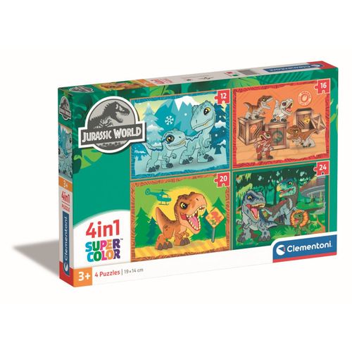 Puzzle Enfant Puzzle 4 En 1 - Jurassic World