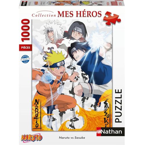 Puzzle N Nathan Puzzle 1000 P - Naruto Vs. Sasuke
