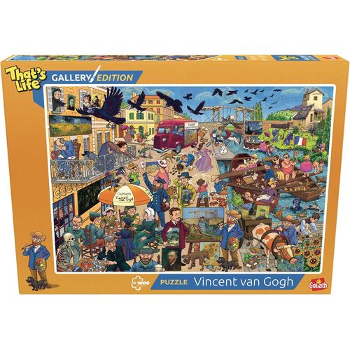 Puzzle That's Life Gallery Edition : Vincent Van Gogh - Puzzle De 1000 Pices Pour Enfants  Partir De 7 Ans, Jaune
